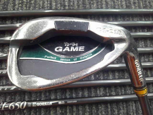 中古 アイアンセット ゴリラ To-Be GAME GI-210/To-Be POWER GI-650/S/0[4451]博多