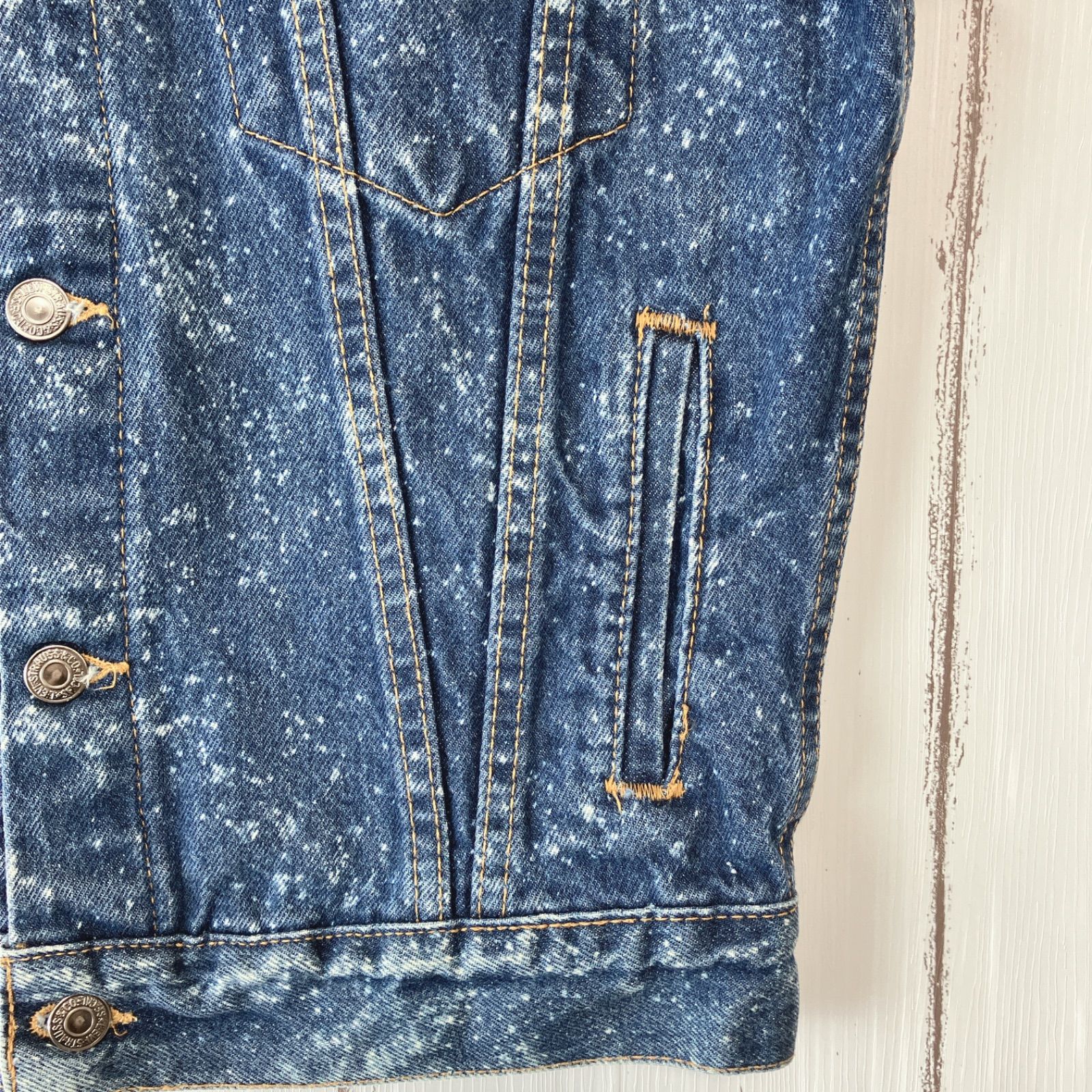 希少 80s USA製 ヴィンテージ リーバイス ギャラクティックウォッシュ