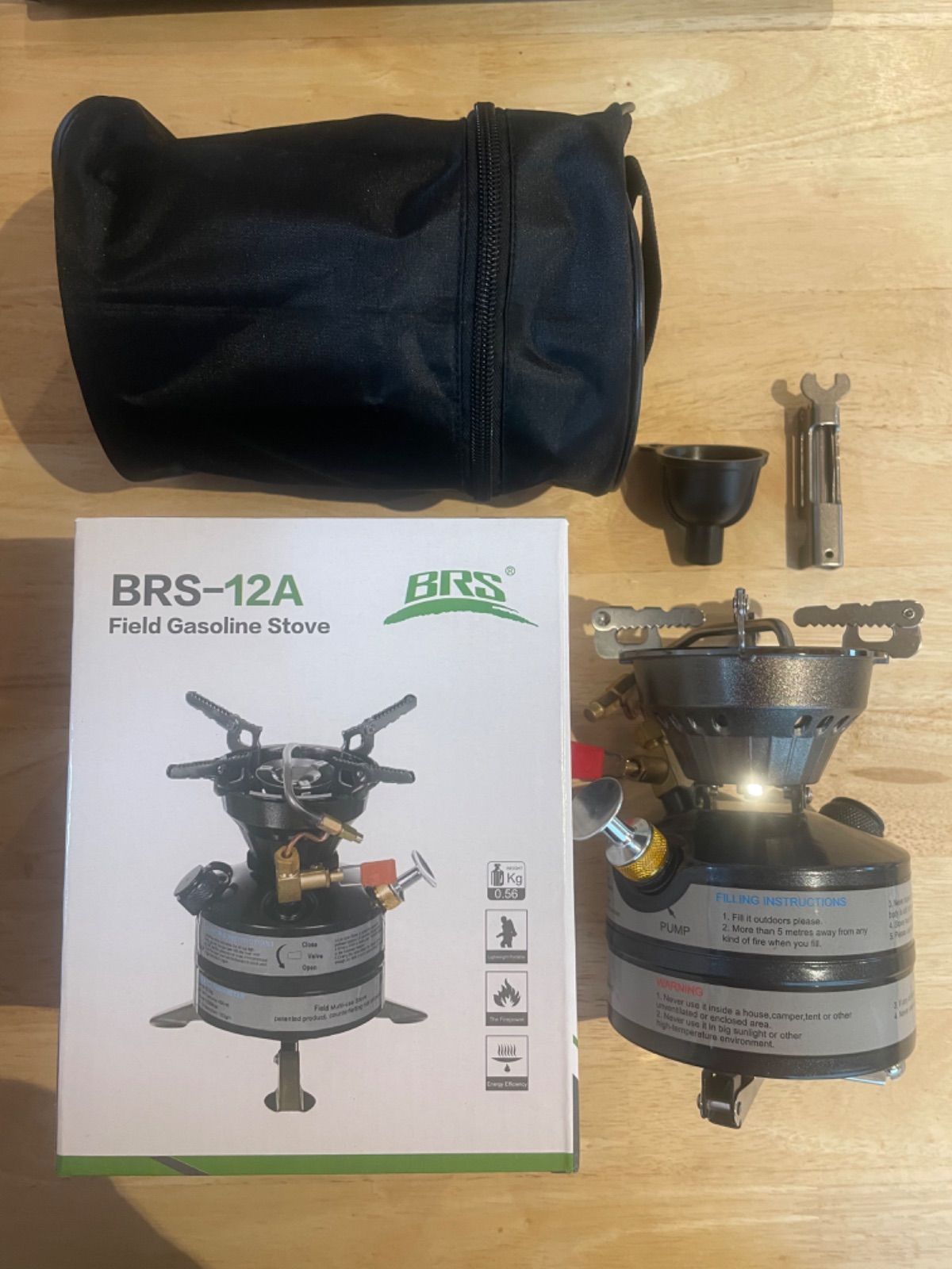 BRS-12A ガソリン 灯油 軽油 ストーブ - メルカリ