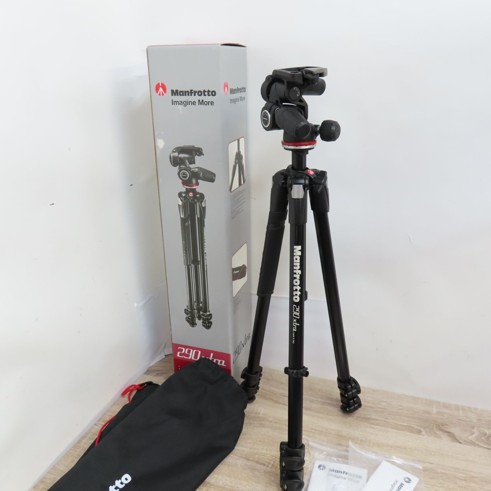 ♥保管品 マンフロット Manfrotto Imagine More MK290XTA3-3W 三脚 雲台