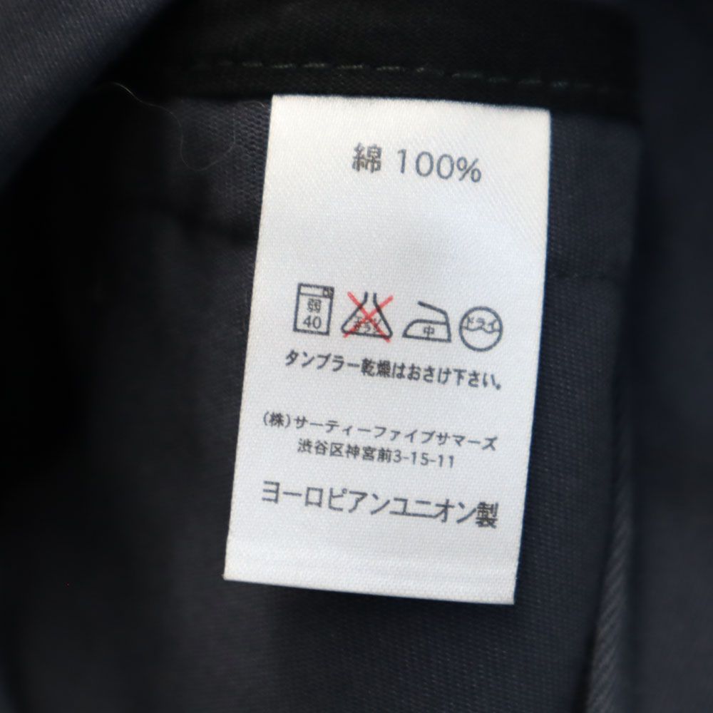 ケンペル EU製 コート 38 チャコールグレー KEMPEL メンズ 古着