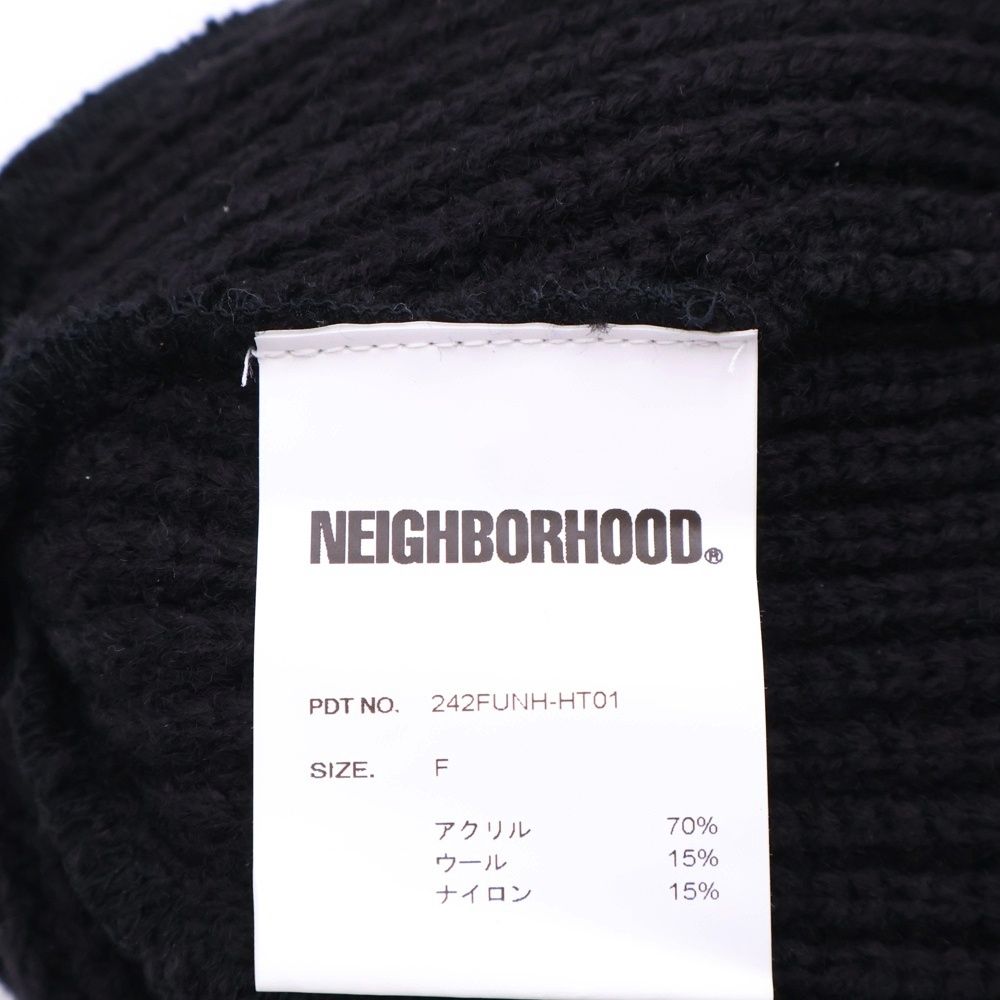 NEIGHBORHOOD (ネイバーフッド) 24AW JP BEANIE ロゴパッチ付き