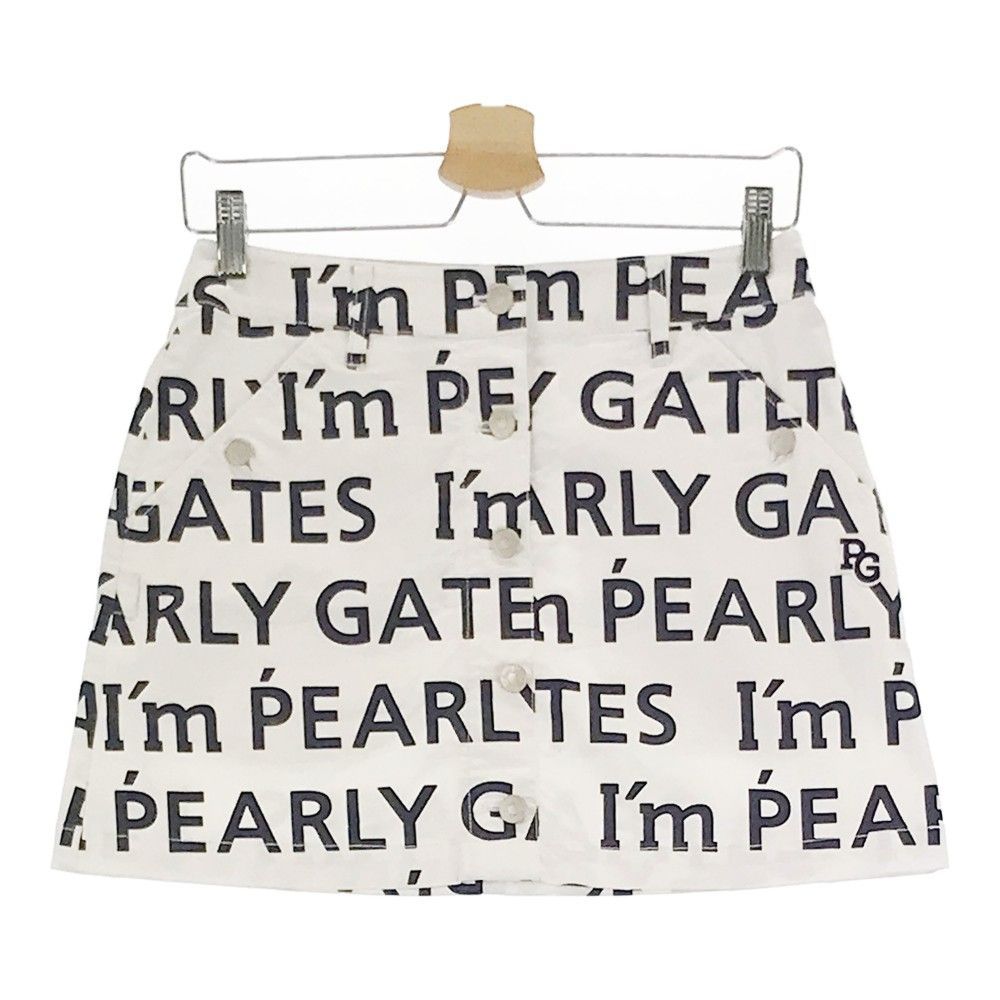 PEARLY GATES パーリーゲイツ 30周年 スカート  ホワイト 0