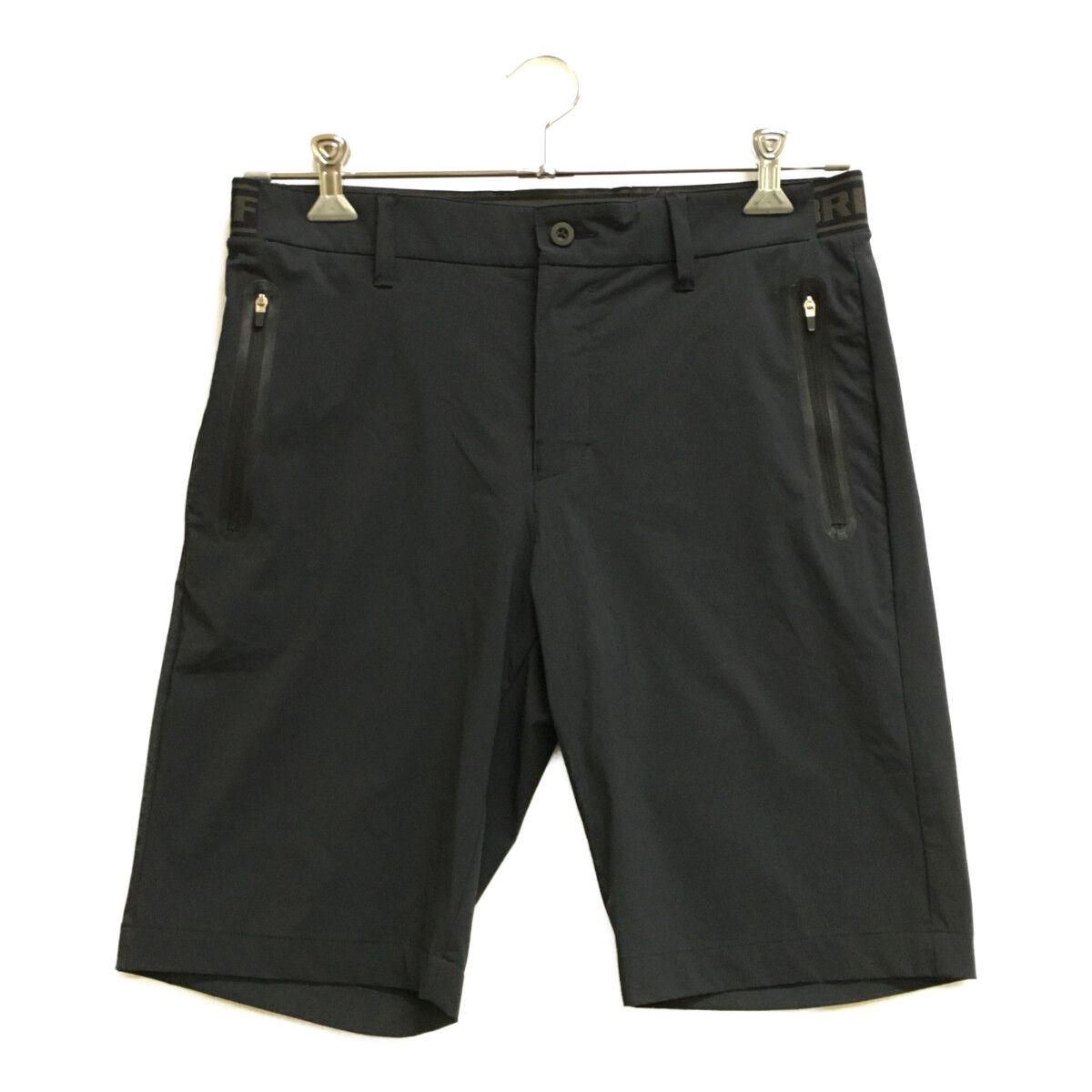 中古 メンズ ブリーフィング BRIEFING ハーフパンツ M 黒  ブラック シンプル ストレッチ