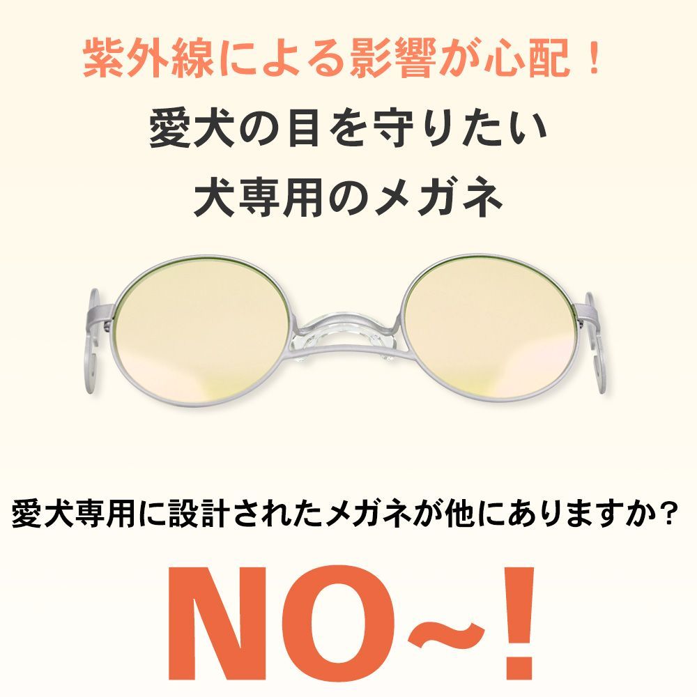 UVカットレンズ 犬