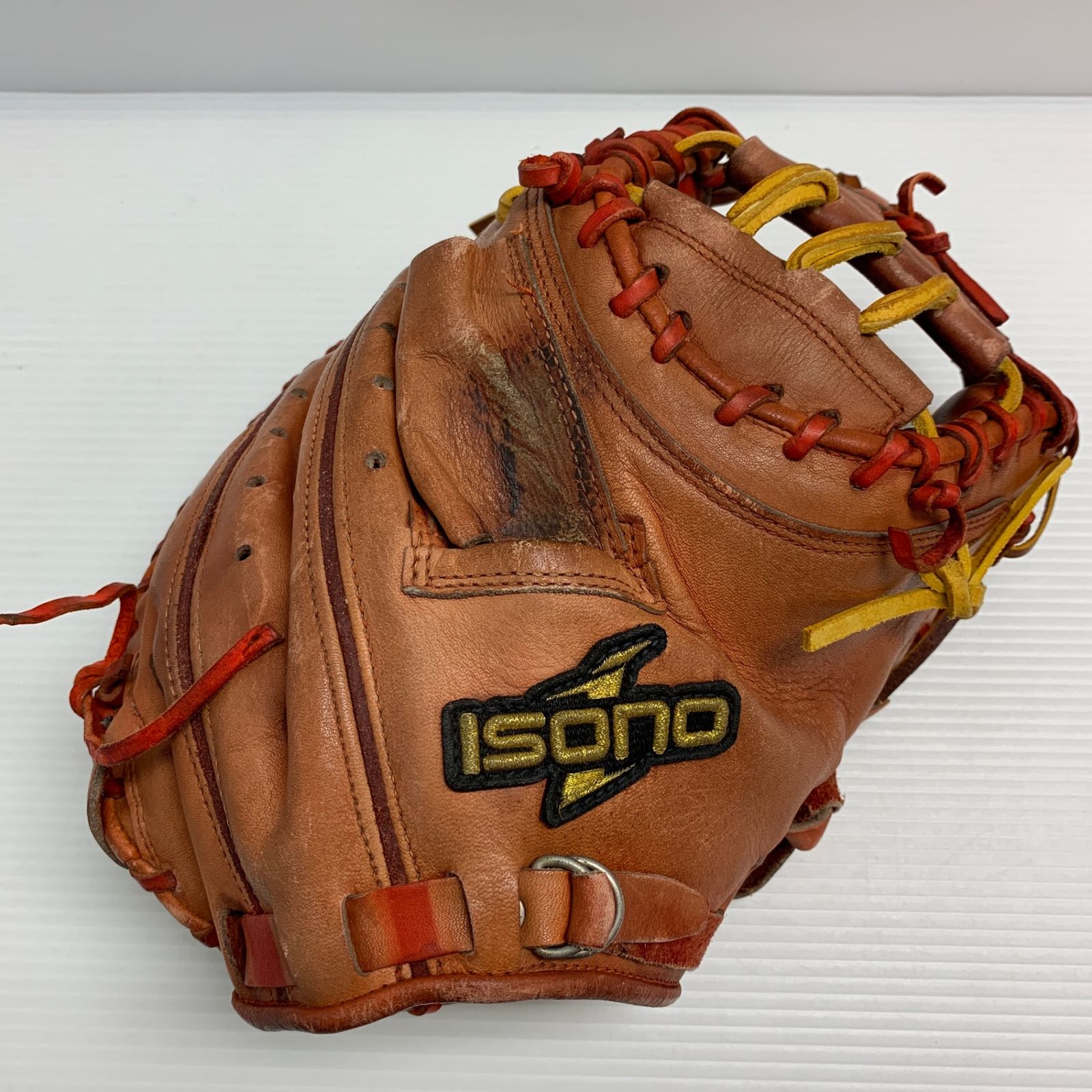 イソノ isono 硬式 大人 一般 キャッチャーミット 捕手 グローブ グラブ 右投げ 品 野球 6278