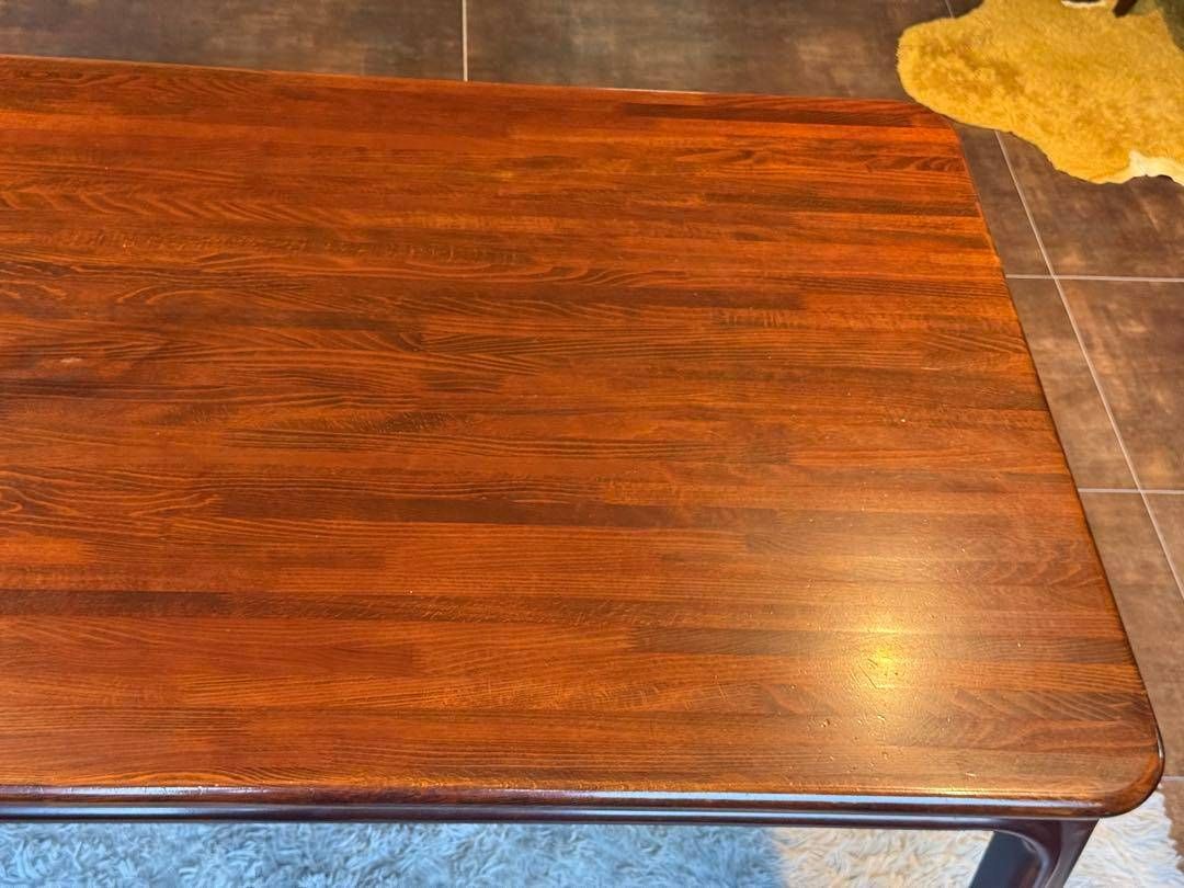 希少 日進木工 ダイニングテーブル 無垢材 レトロ ヴィンテージ 日本製