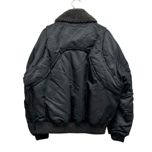 LOUIS VUITTON ブラック MA-1ジャケット サイズ48 LOUIS VUITTON ブラック MA-1ジャケット サイズ48 Louis Vuitton ルイ