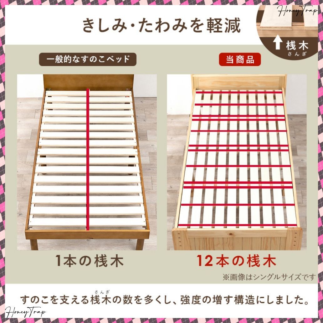 ベッドセミダブルベッド