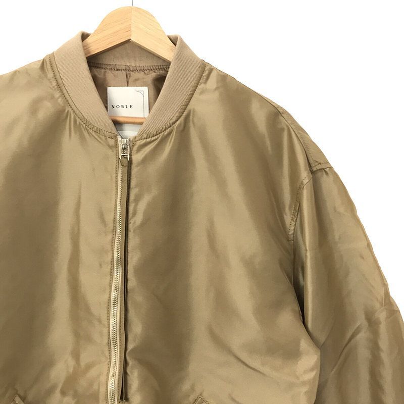美品】 NOBLE / ノーブル | 2022AW | MA-1ロングブルゾン | F