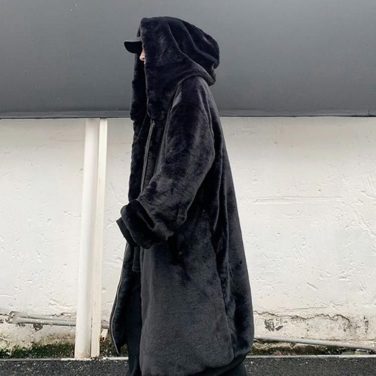 スタイルミキサーパッファーオーバーコート(黒)