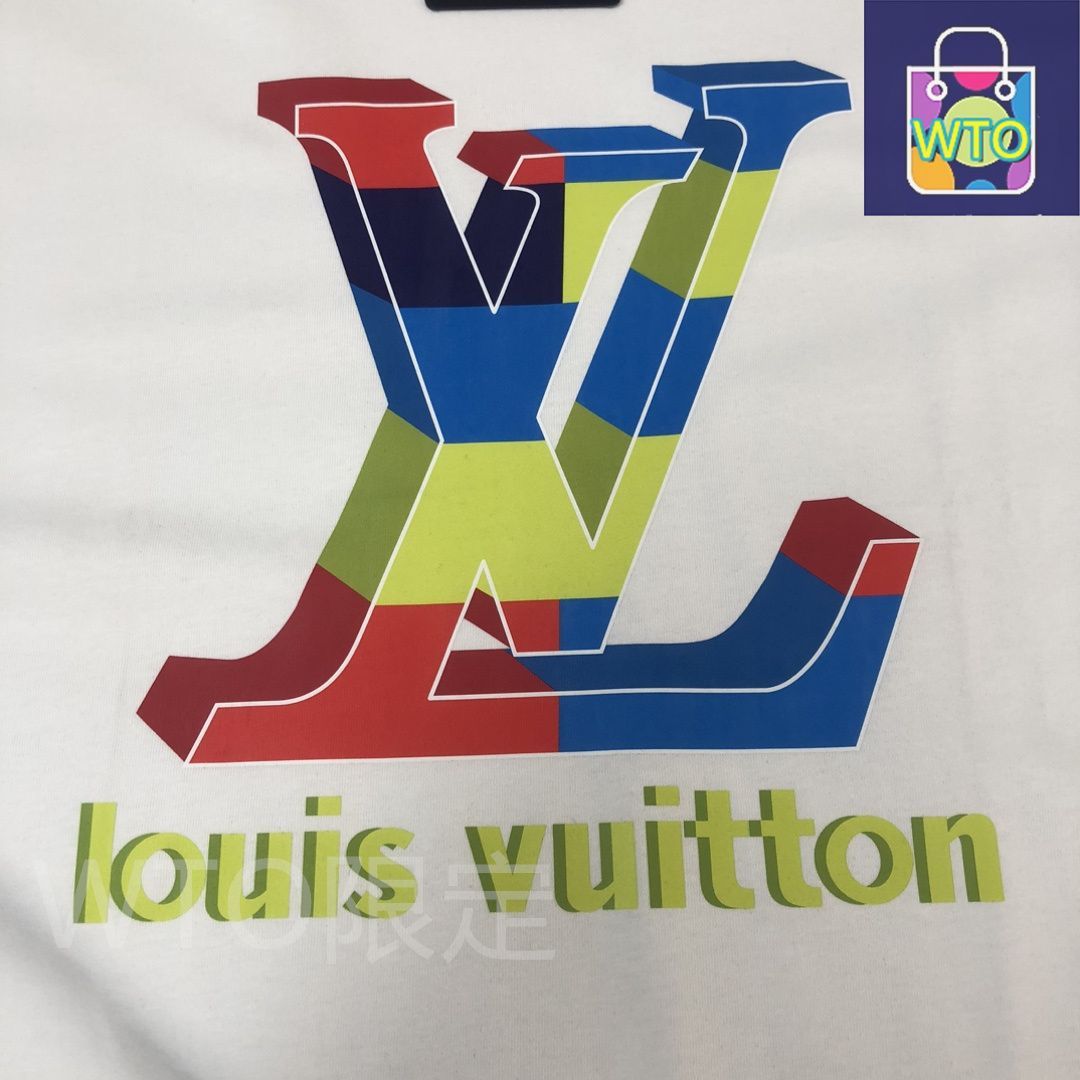 本日限定特価】Louis Vuitton クルーネックTシャツ - 高品質