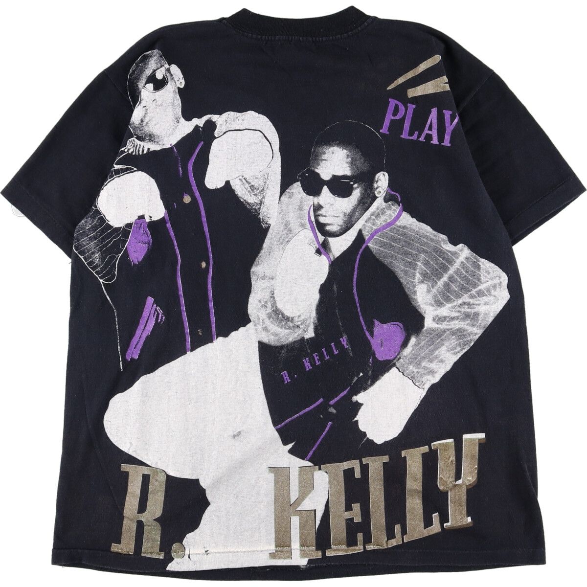 古着 90年代 T-AMERICA R.KELLY R.ケリー R&B 両面プリント バンドTシャツ バンT メンズL ヴィンテージ/evb002191  - メルカリ