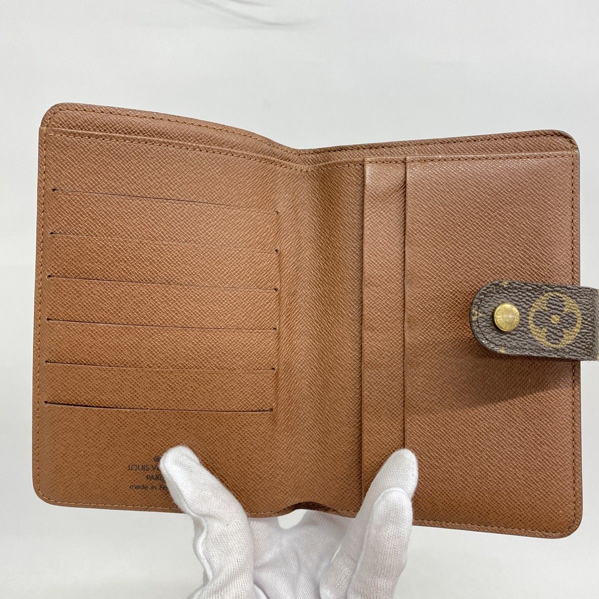 5hb1039-h】ルイヴィトン 財布 モノグラム ポルトパピエジップ M61207  