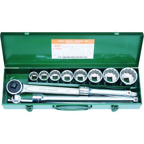 7営業日以内発送 旭金属工業 ASAHI VO6081 ＡＳＨ ソケットレンチセット１９．０□×１２ＰＣＳ VO-6081 キャンセル不可 TOOLS アサヒ 沖縄離島販売不可