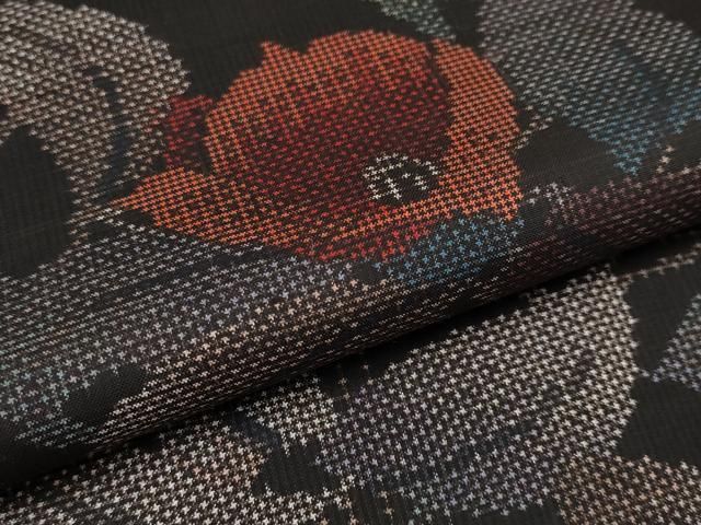 平和屋本店□極上 希少 本場大島紬 吉三郎 吉織物謹製 7マルキ 泥染め