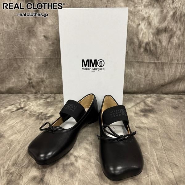 miumiu 黒 エナメル リボン パンプス ビジュー クリスタルヒール