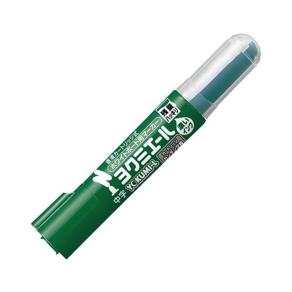 (まとめ) コクヨ ホワイトボード用マーカーペン ヨクミエール 中字・丸芯 緑 PM-B502G 1本 〔×100セット〕