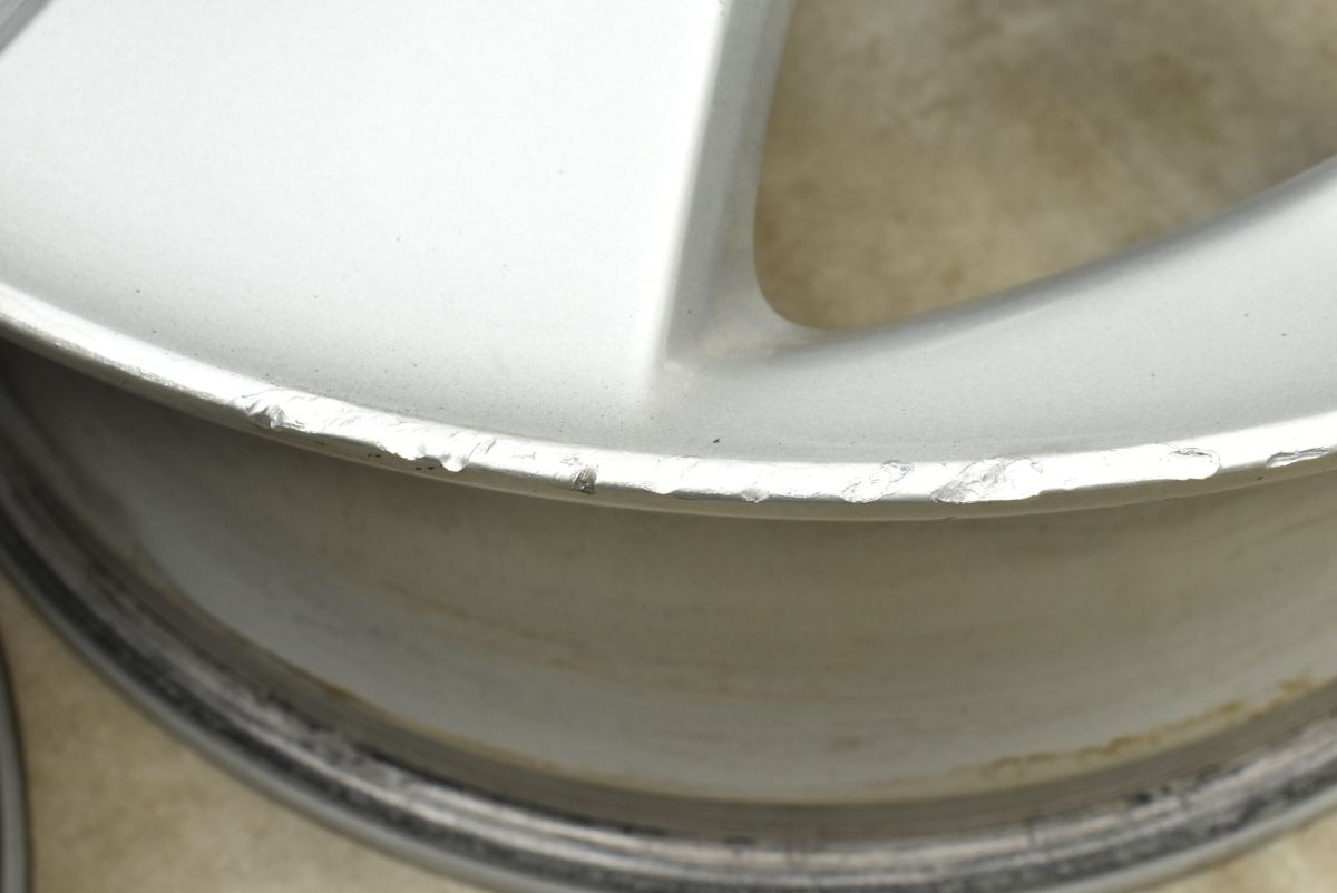 送料無料！ トヨタ 30 プリウス S ツーリング 純正 17in 7J 50 PCD100 4本 50 流用 カローラ ツーリング スポーツ スタッドレス用等にも