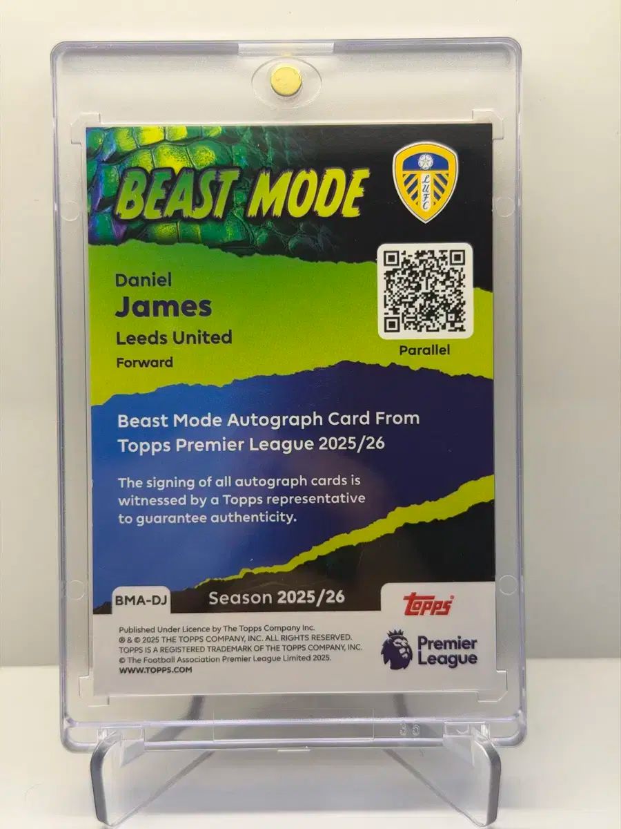 25 リース ユナイテッド ダニエル ジェームス サインカード MOOIMEC_CO_ZA