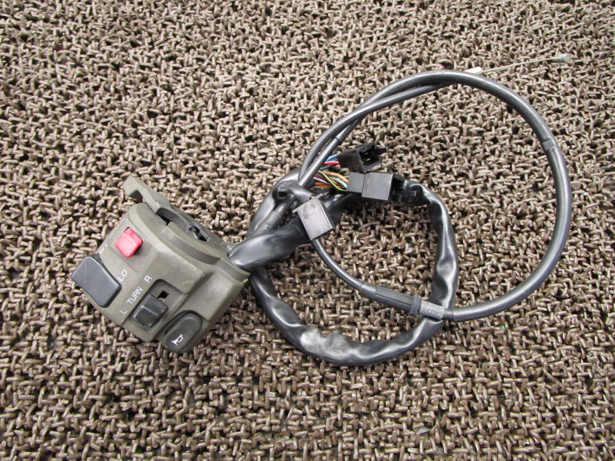 ZXR400 ハンドルスイッチ左 ワイヤー ○Q710！ZX400L カワサキ