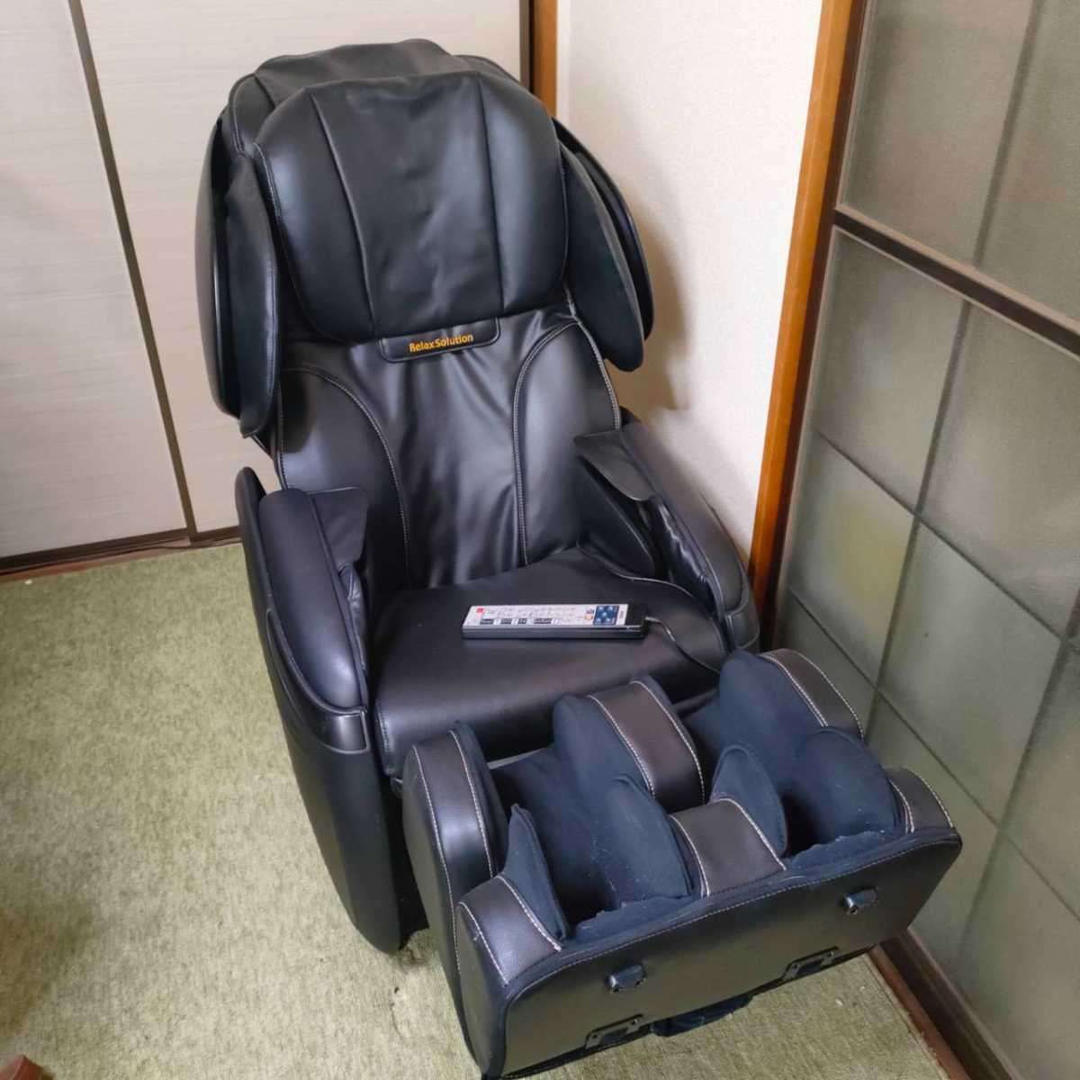 中古】 ☆美品☆ フジ医療器 リラックスソリューション JTR-160 ブラック マッサージチェア GRIP式メカ2.0 温浴背ヒーター  （動作確認済み） - メルカリ