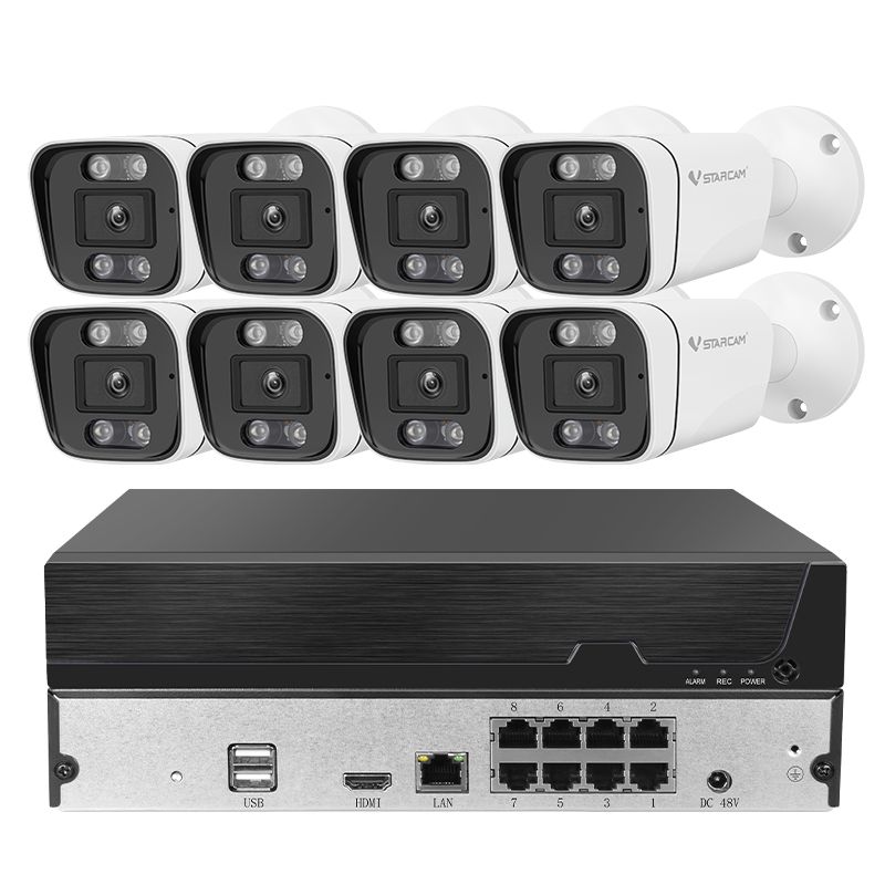 NVR POE防犯カメラ8台セット初期不良交換保証「NVR-VST-POE8」 NVR POE防犯カメラ8台セット初期不良交換保証「NVR-VST-POE8」 - メルカリ