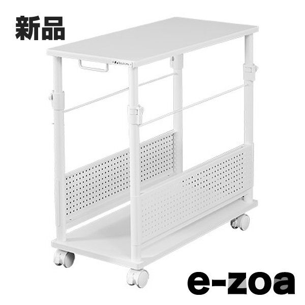 Bauhutte バウヒュッテ 昇降式Ｌ字デスク スタンダードタイプ|幅320mm×奥行670mm|ホワイト BHD-670H-WH 2448355