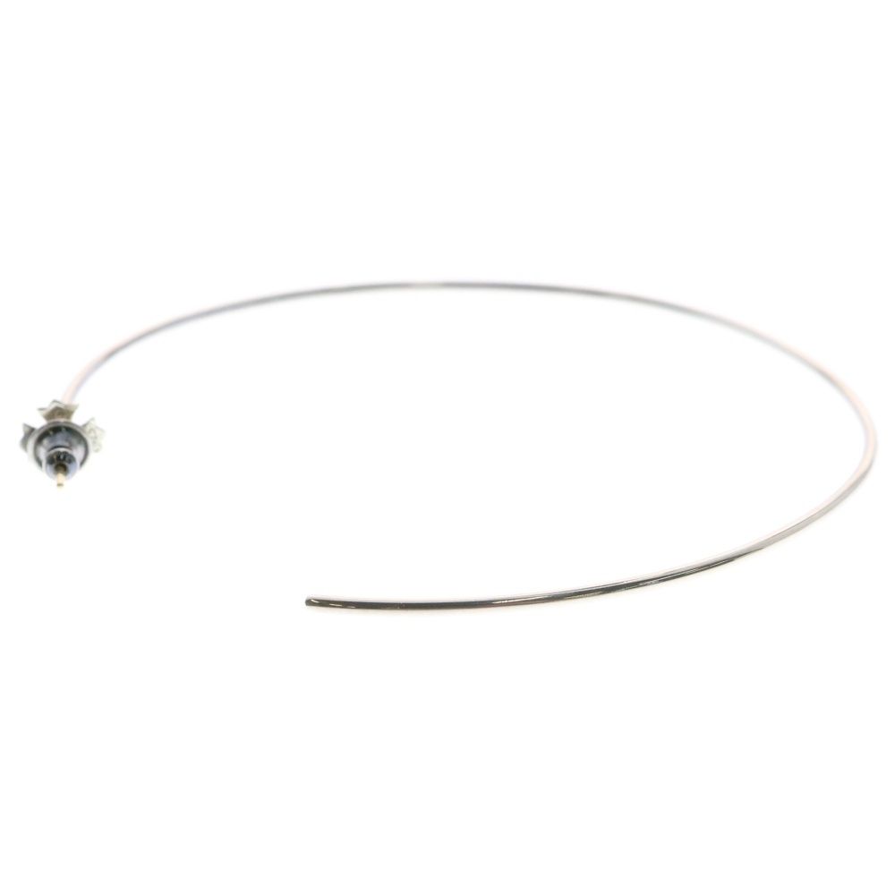 CHROME HEARTS クロムハーツ　シルバー　フープピアス CHROME HEARTS クロムハーツ（原本無） HOOP CROSS SML クロス