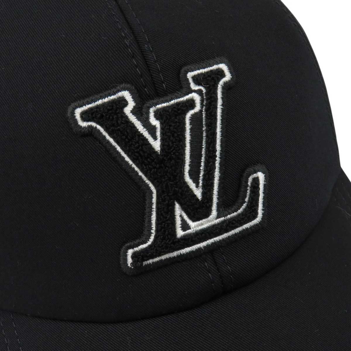  ルイヴィトン LV シグネチャー キャップ M 7282 ユニセックス ブラック LOUIS VUITTON アパレル 小物 その他 キャップ