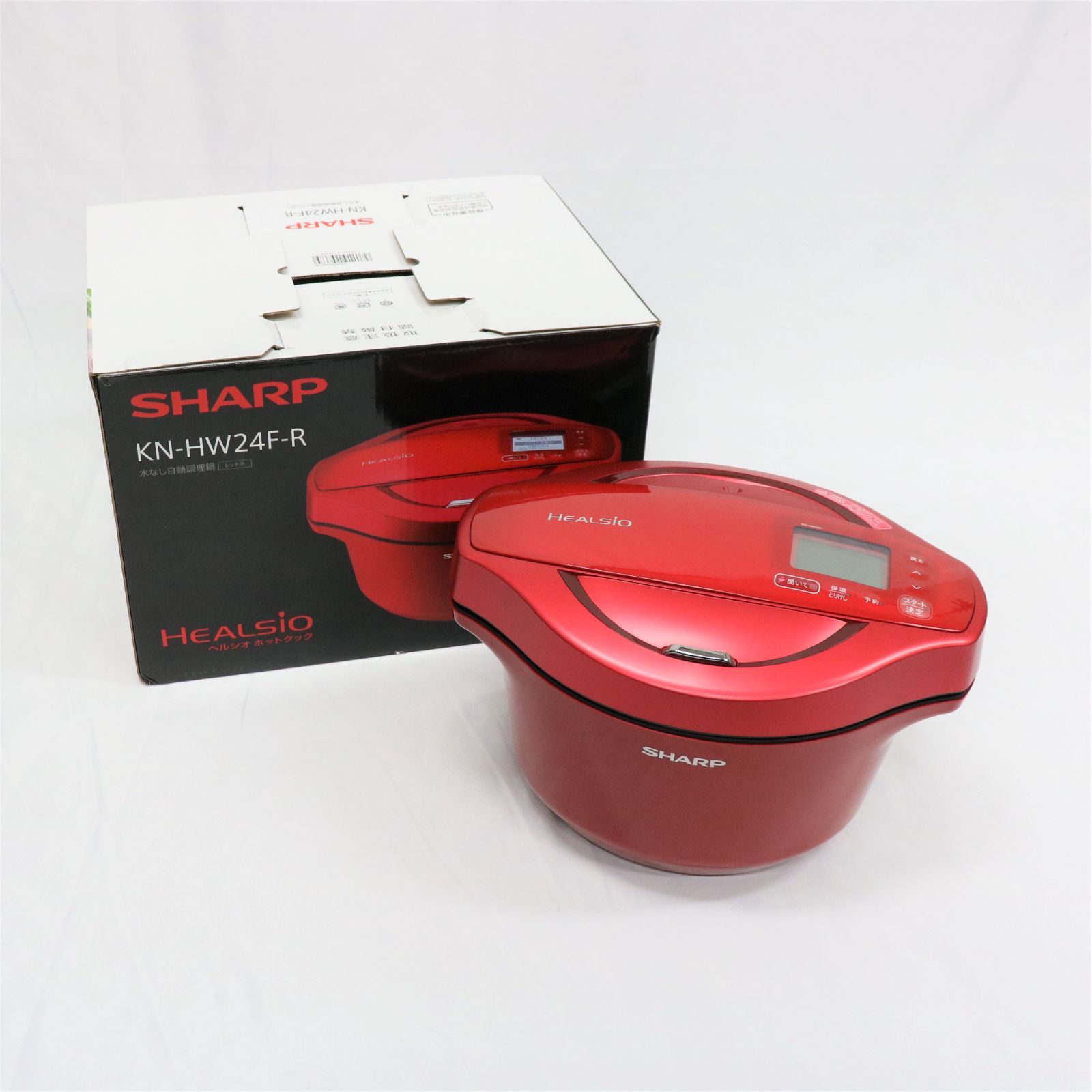 お得なセット価格　【美品】SHARP　KN-HW24F-R　RED