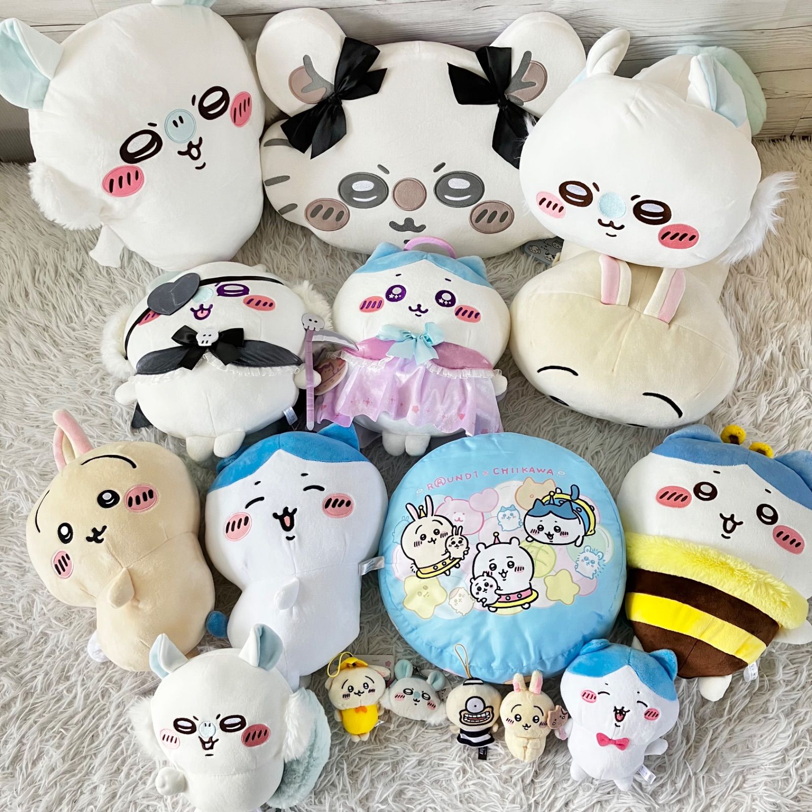 ちいかわ ぬいぐるみ 16点セット タグあり多数 低反発クッションリボン 