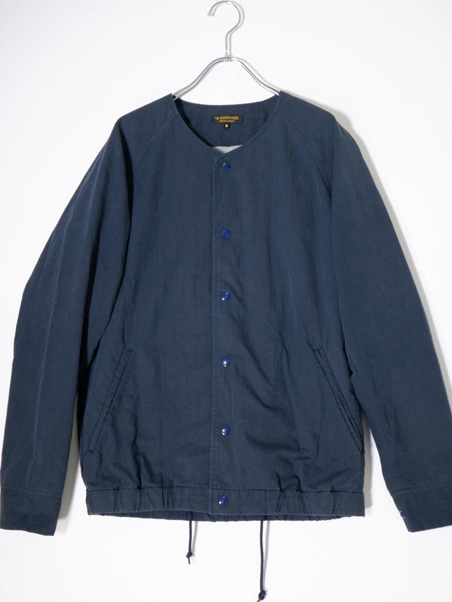 A VONTADEアボンタージ No Collar Coach Jacketノーカラーコーチジャケット【S】【MJKA72886】