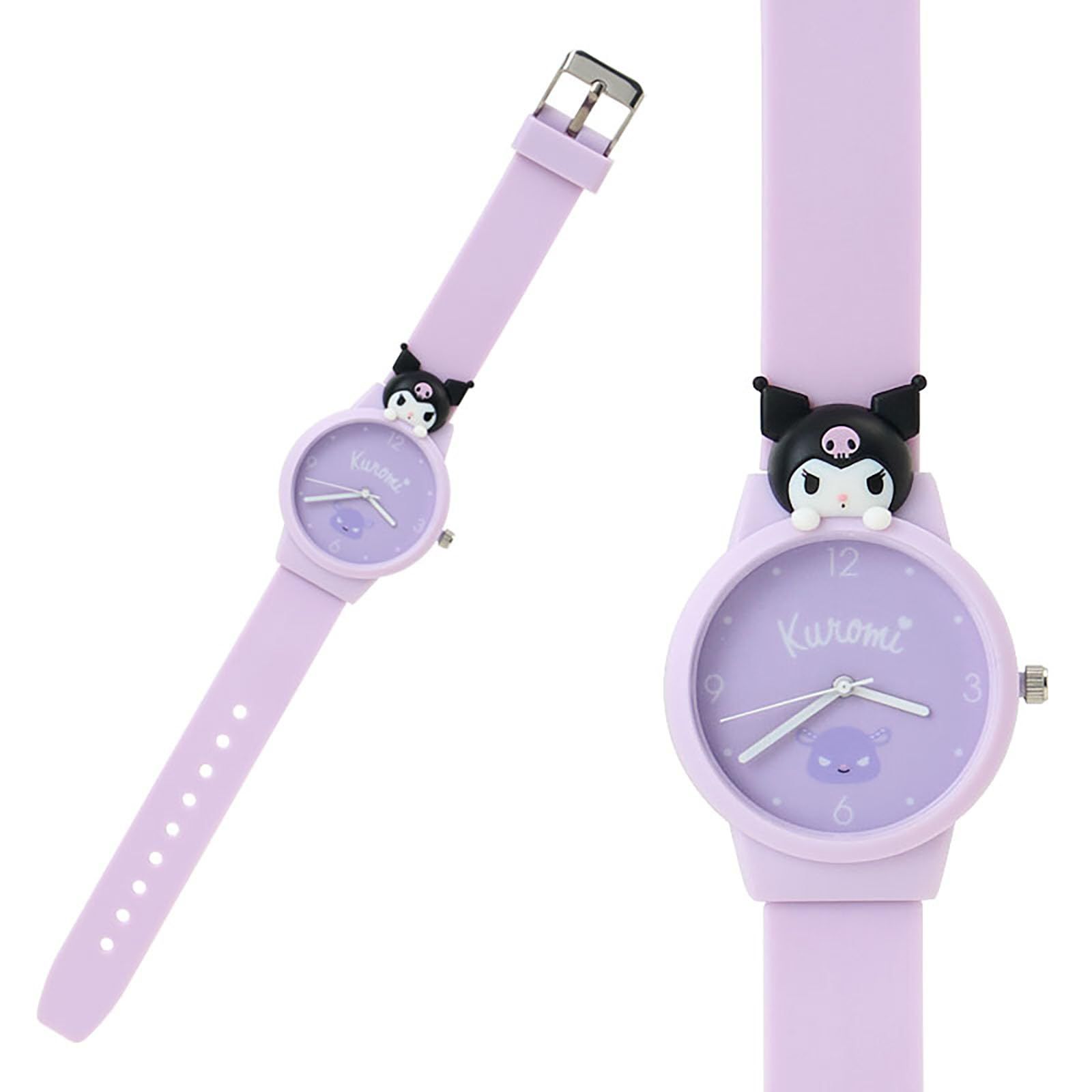 サンリオ(SANRIO) 腕時計 マスコット付きウォッチ クロミ 液晶保護フィルム:PVC・裏蓋保護フィルム:PET・ケース:PS・ABS 639460 [クロミ]