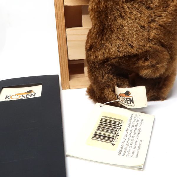 KOESEN CINNAMON BEAR テディベア 500体限定 ブラウン モヘア