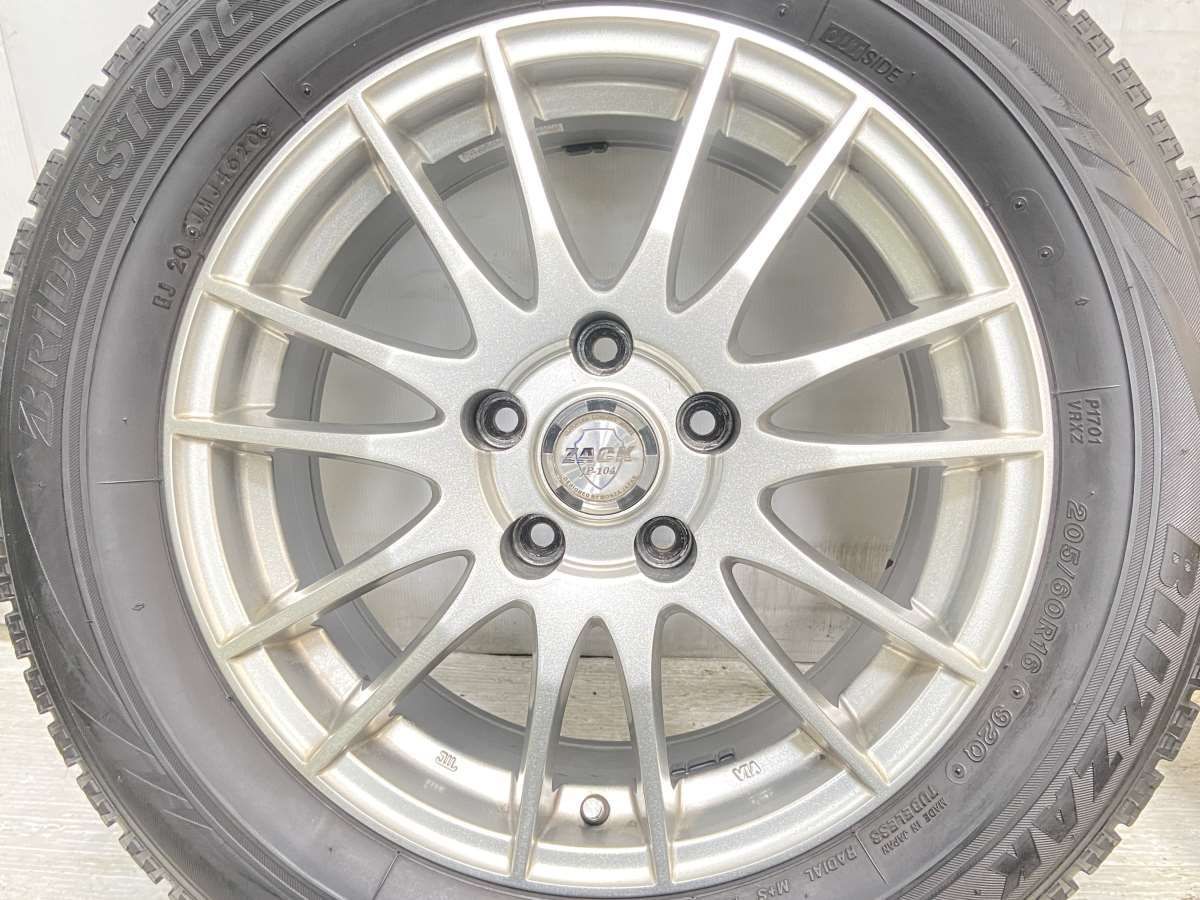 205/60R16 ブリザック VRX3 中古スタッドレスタイヤ 4本セット 205