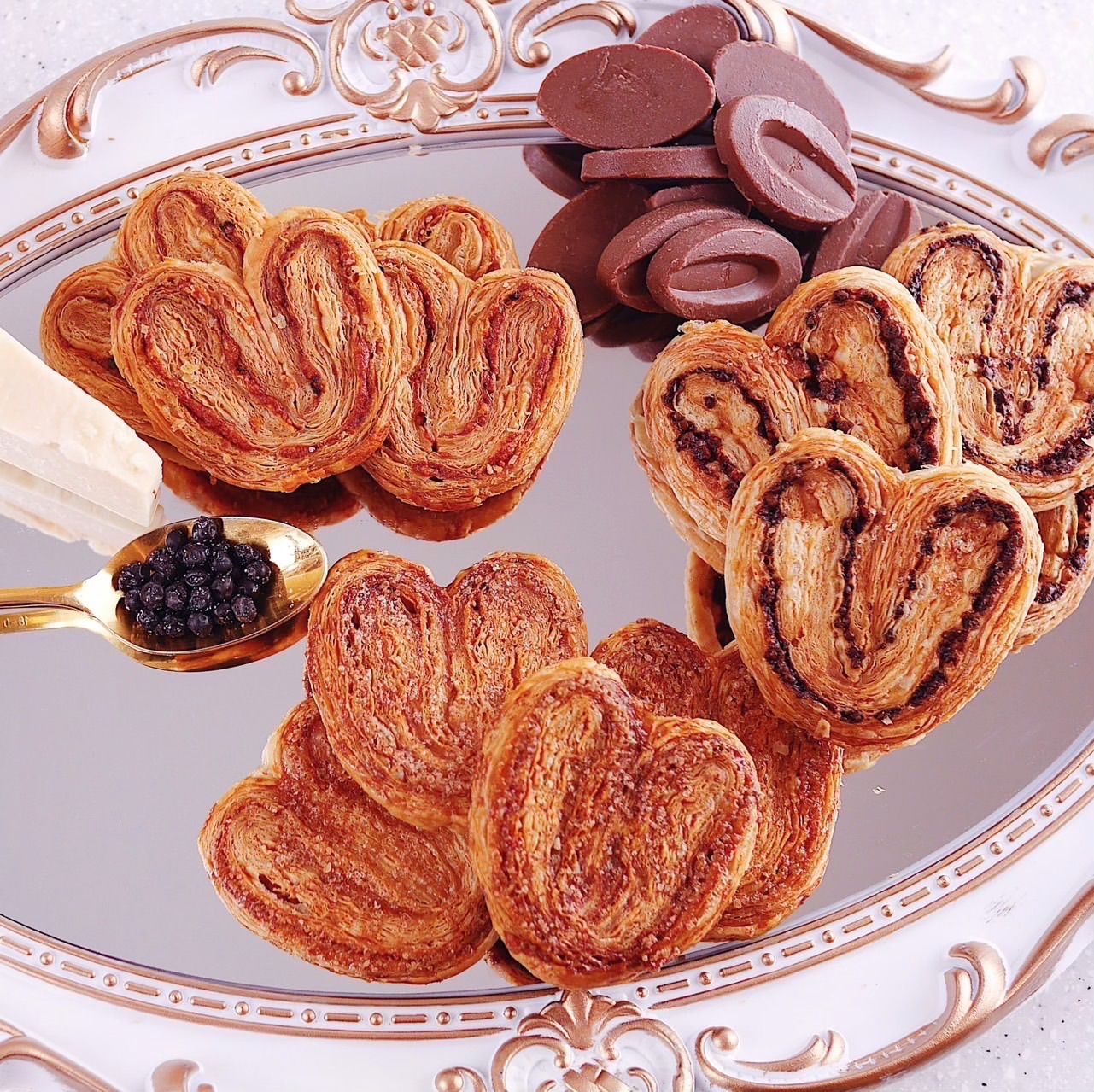 幸せのパルミエ♡エシレ発酵バター100% パイ クッキー チーズ チョコ