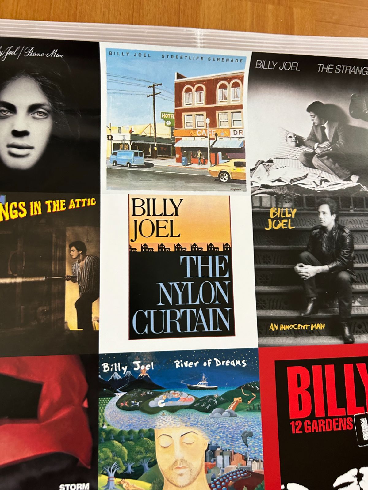 ビリー・ジョエル　非売品　販促用　ポスター BILLY JOEL ビリー・ジョエル 非売品 販促用 ポスター BILLY JOEL - メルカリ