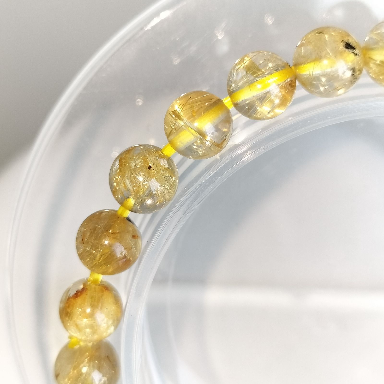 ☯太陽放射タイチンルチル[nYLt]超品位 6.5mm 15cm - メルカリ 