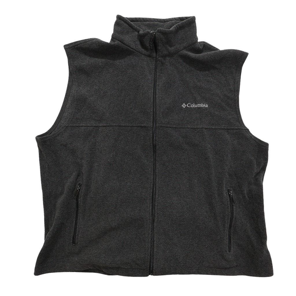 古着卸 コロンビア フリース ベスト 6枚セット メンズ XL フルジップ ネイビー ブラック 古着 NC2686