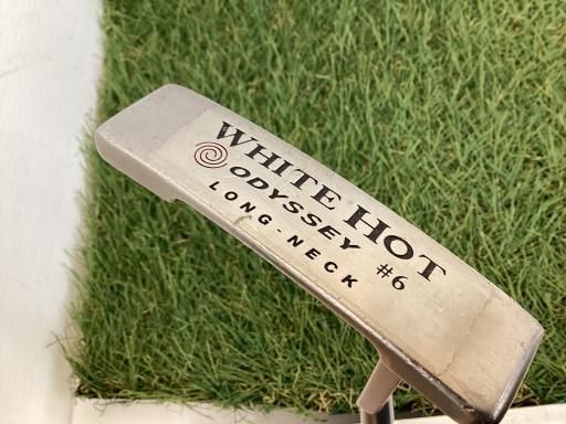 オデッセイ WHITE HOT 6 LONGNECK 34インチ パター PT スチール フレックスその他 メンズ 男性用 右利き 右用 Cランク ゴルフクラブ