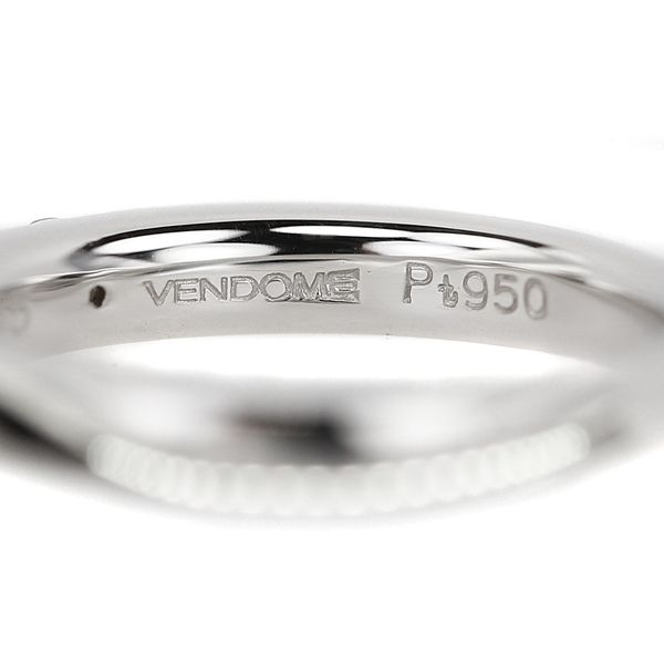 美品VENDOMEAOYAMA ダイヤモンドリングpt950 ダイヤ0.16 VENDOME AOYAMA ヴァンドーム青山 ダイヤモンド 0.16ct リング
