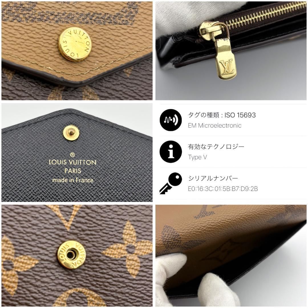 【極美品】ICタグ ルイヴィトン ポルトフォイユ サラ ジャイアントリバース 極美品】ICタグ ルイヴィトン ポルトフォイユ サラ ジャイアント