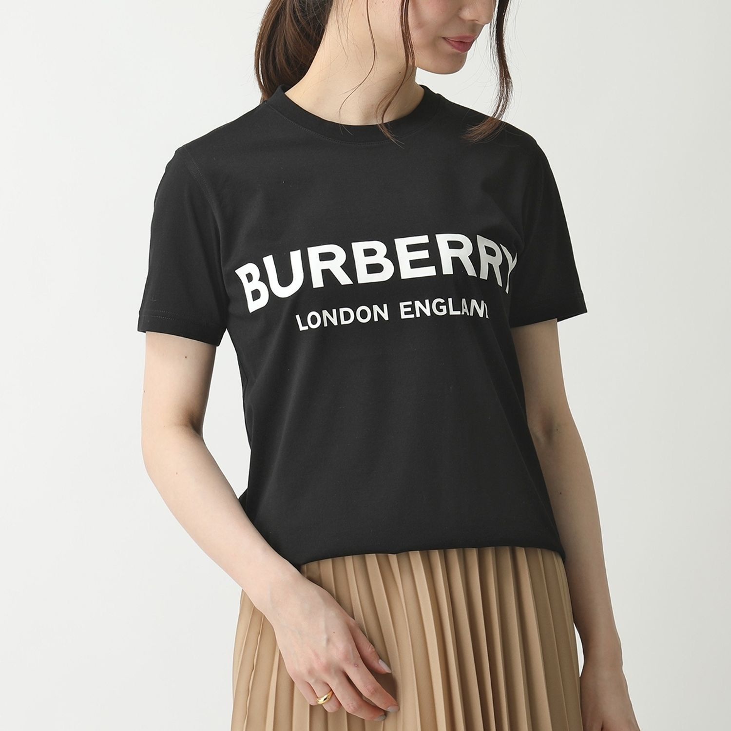 BURBERRY Tシャツ クルーネック ロゴ - メルカリShops