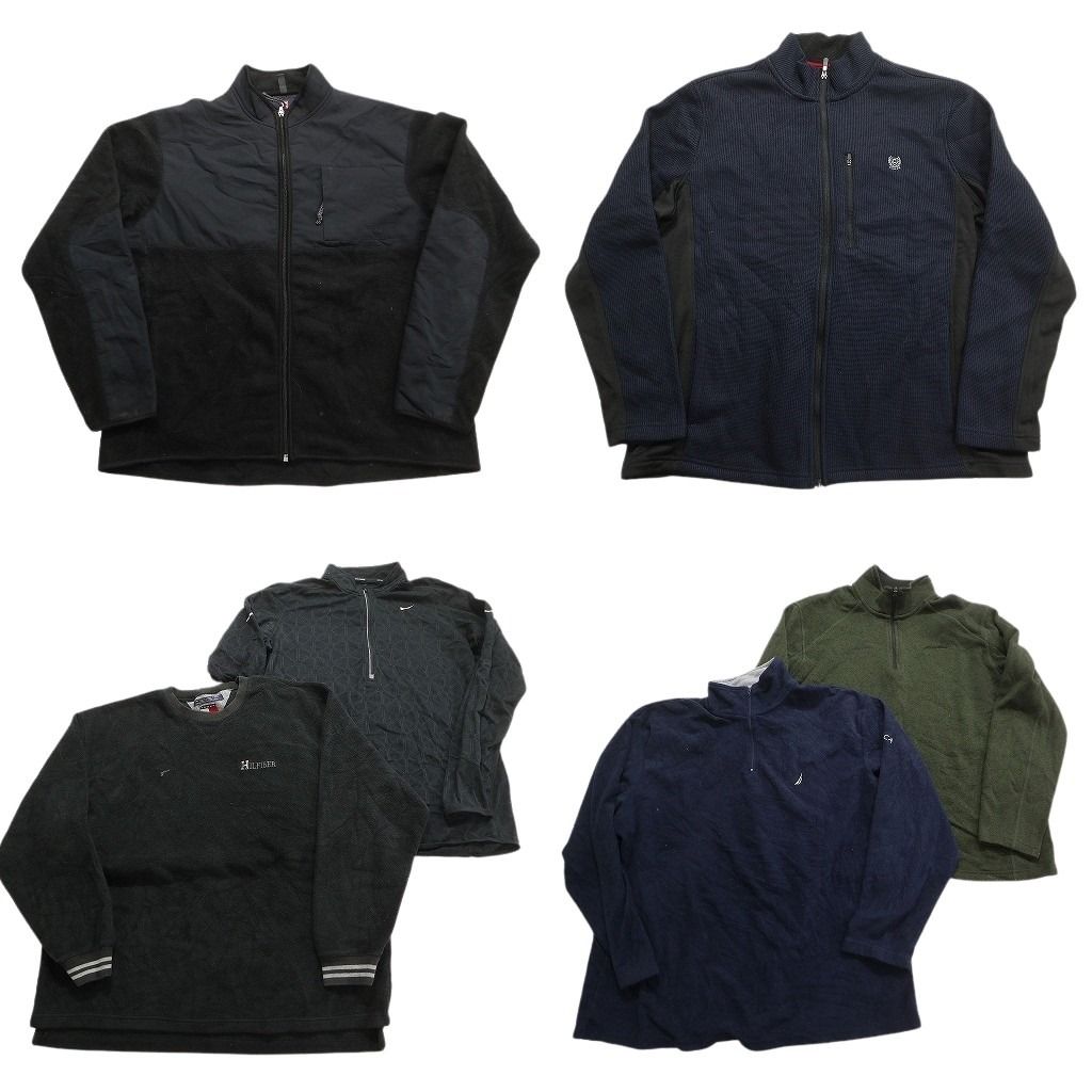 古着卸 まとめ売り ブランドMIX フリース 6枚セット (メンズ XL /2XL ) ナイキ ノーティカ チャップス 中古 古着 MX5951
