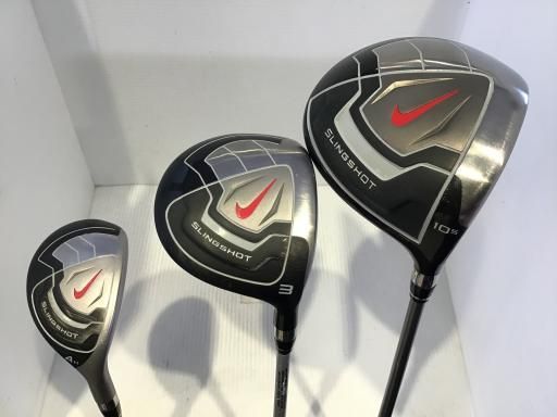 ナイキ SLINGSHOT 2015 11S クラブセット CS SLINGSHOT グラファイト フレックスUI メンズ 男性用 右利き 右用 Cランク ゴルフクラブ