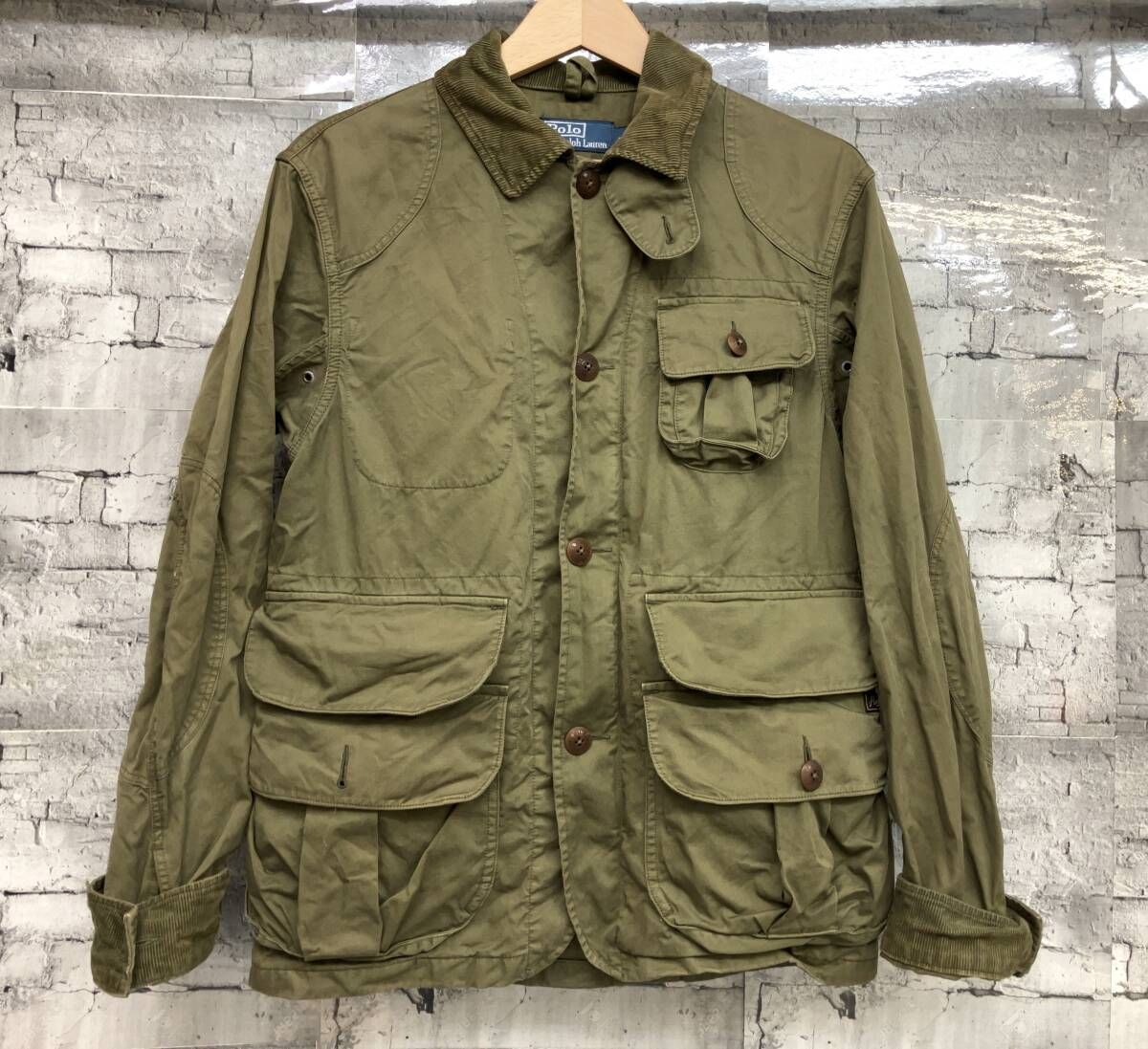 【入手困難】ラルフローレン　オイルジャケット　襟コーデュロイ　XLサイズ. 入手困難】ラルフローレン オイルジャケット 襟コーデュロイ 希少XL