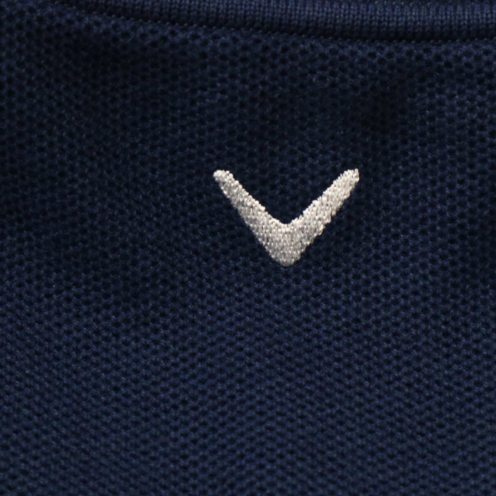 Callaway キャロウェイ ゴルフ 通年 ロゴ刺繍☆ ニット Vネック