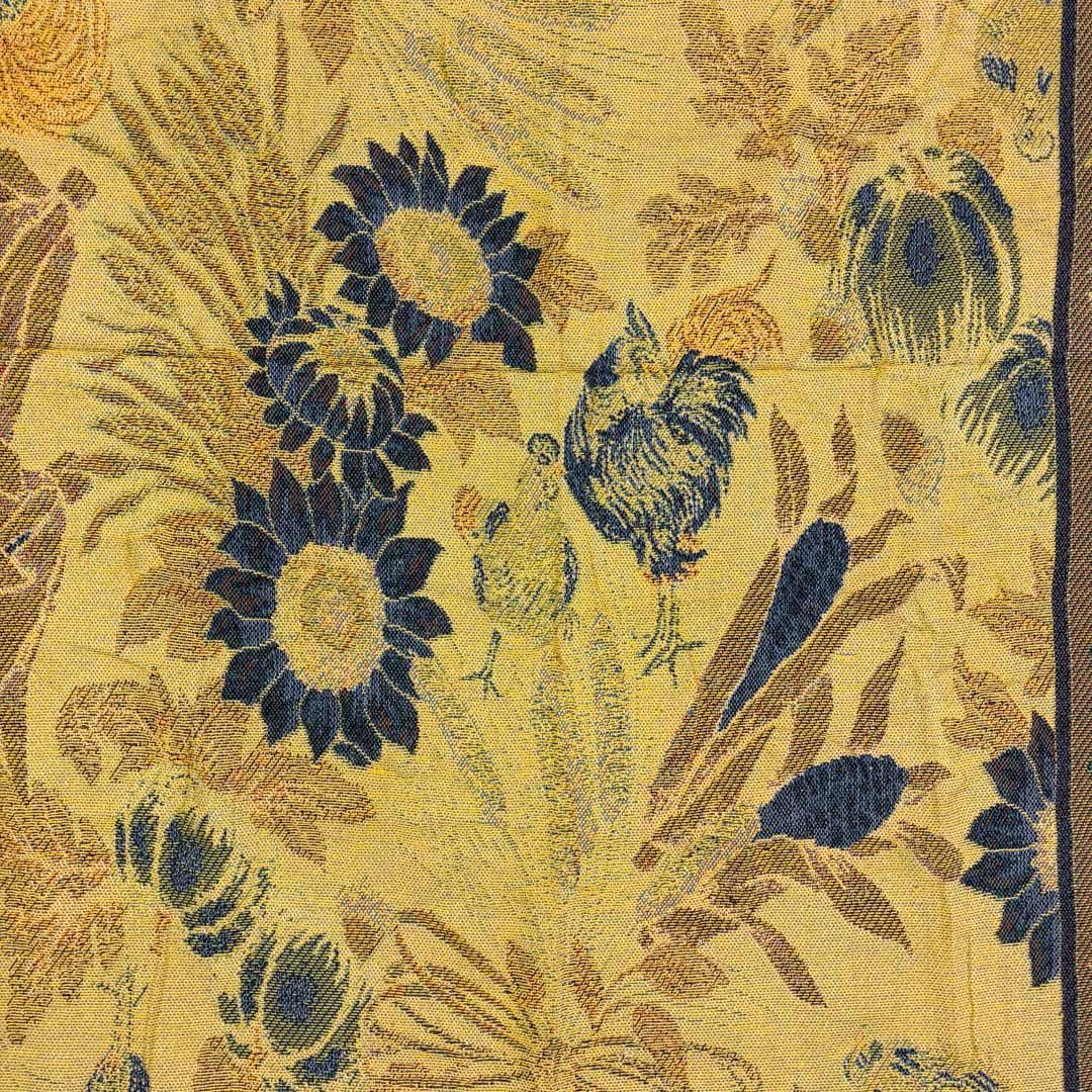 vintageラグ カーペット ひまわり 野菜 アート 1907 - メルカリ