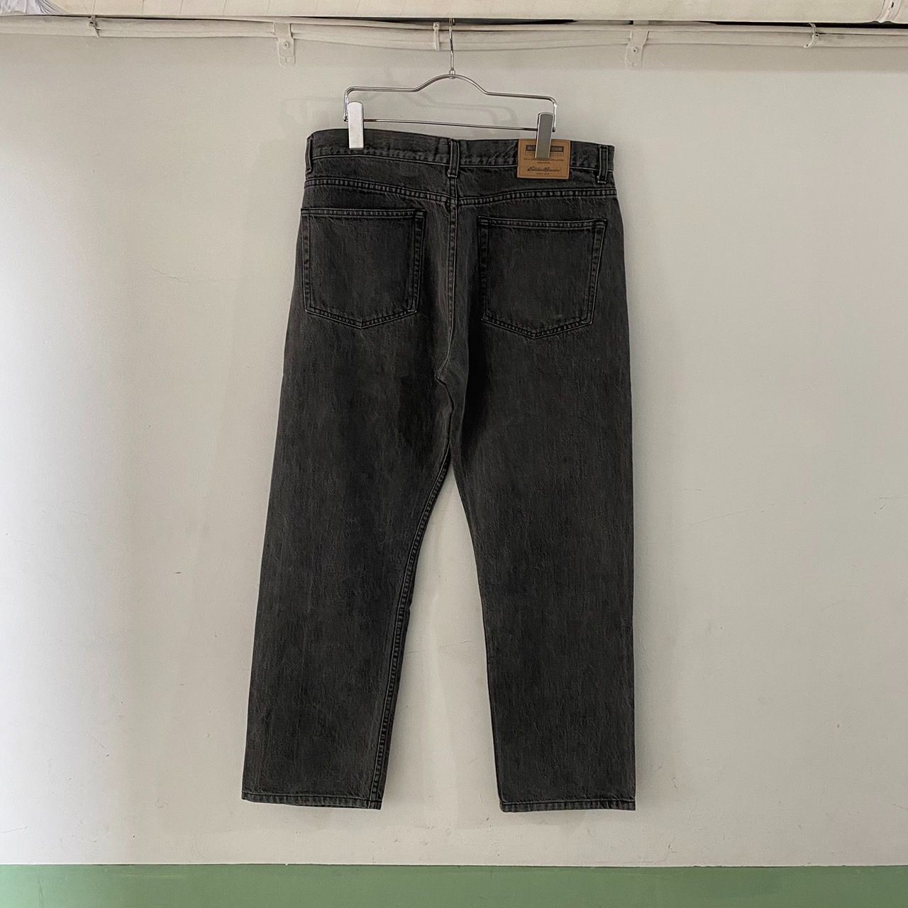 90s EDDIE BAUER BLACK DENIM 36/30